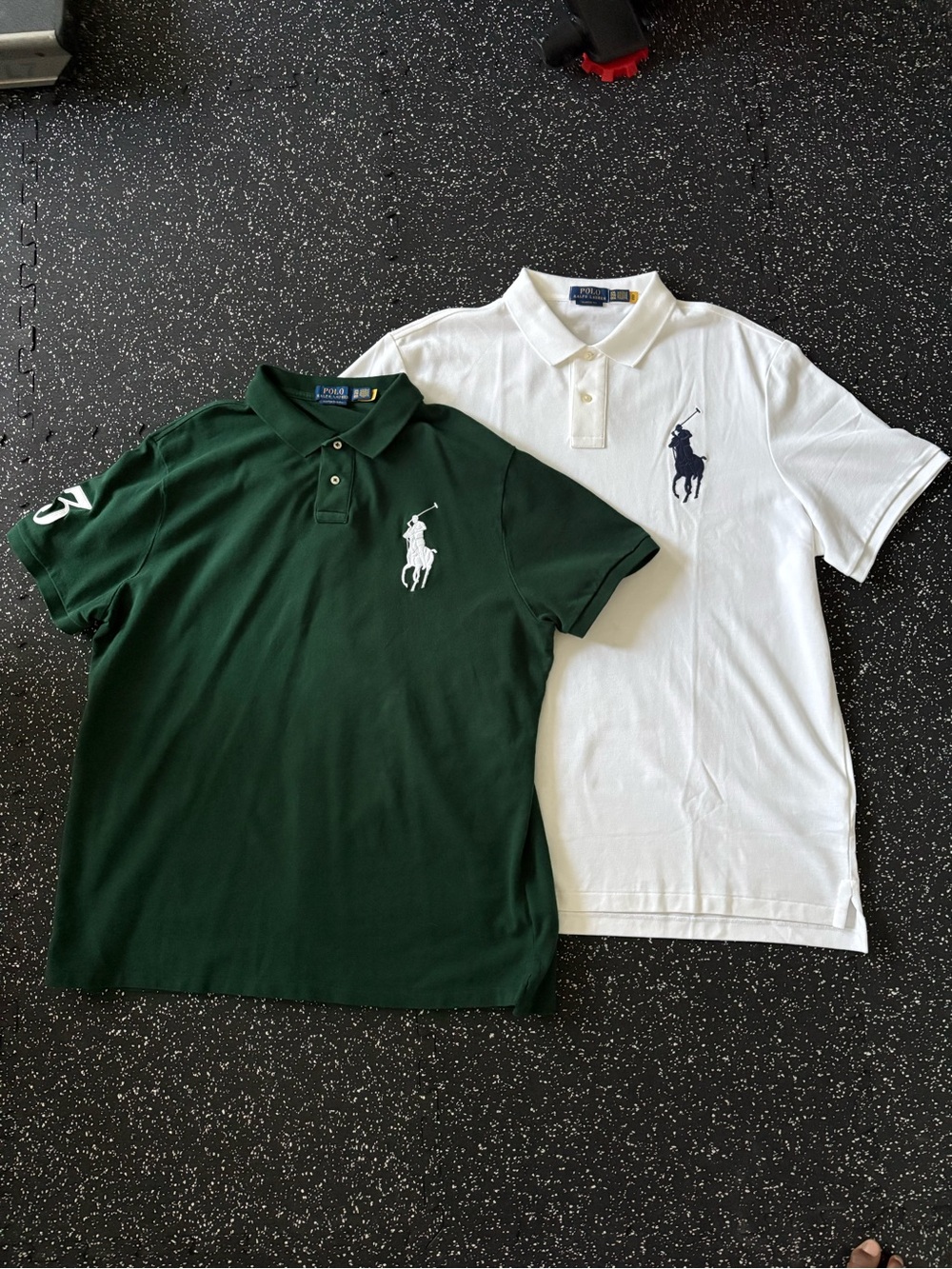 Ralph Lauren Men's Polo Duo — Forest Green & White